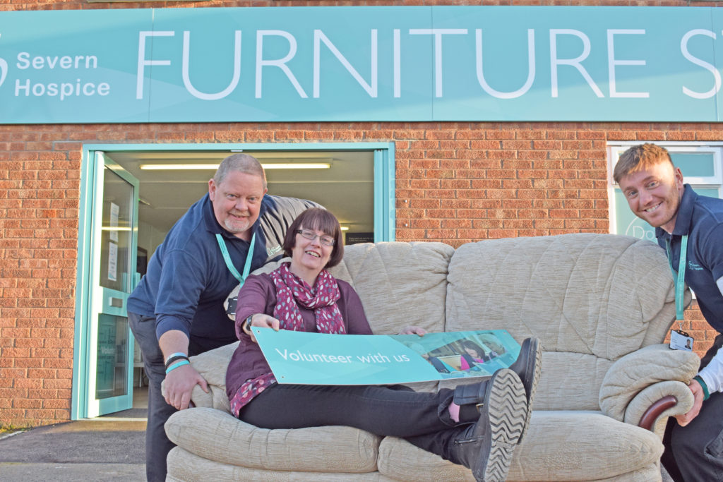 Sofa So Good for our new Furniture Store Severn Hospice