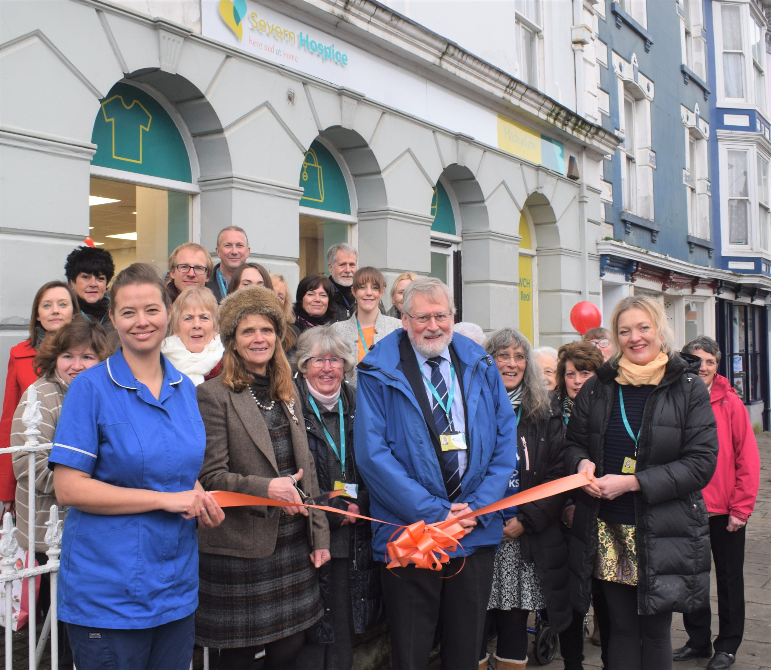 Severn Hospice Machynlleth shop opening