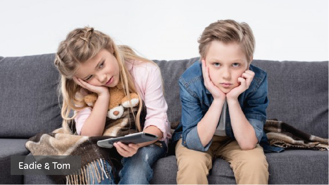 We've promised mum and dad that we won't argue for a whole week