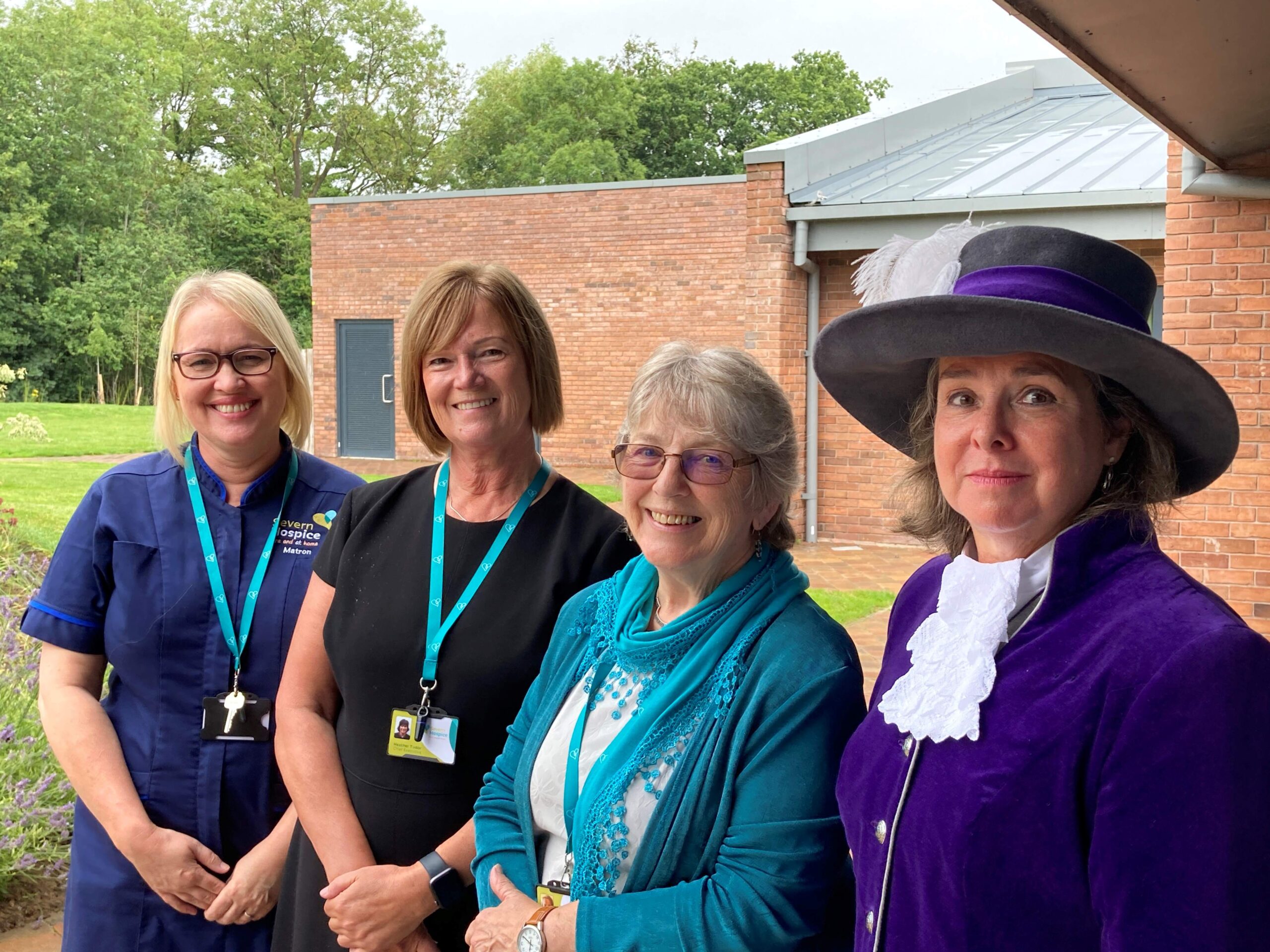 High Sheriff with Severn Hospice team members