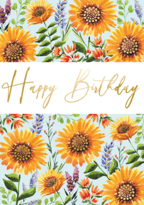 Happy Birthday Sunflower