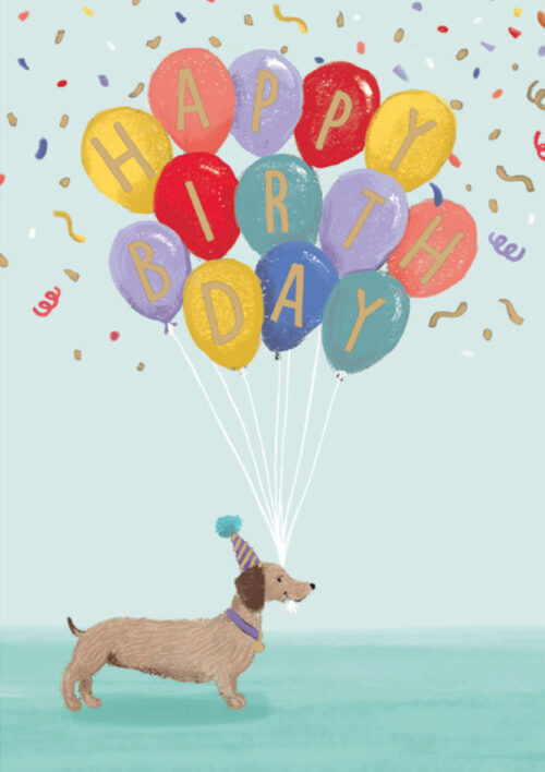 Happy Birthday Sausage Dog
