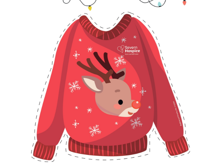 Christmas Jumper with reindeer
