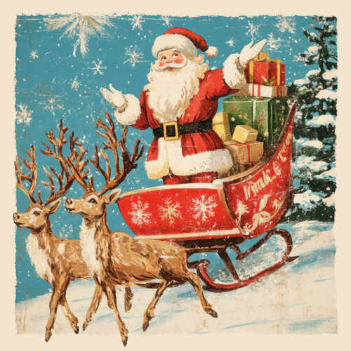 On His Sleigh 11250