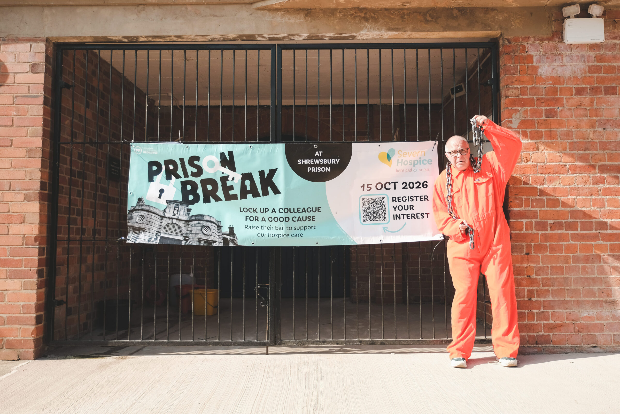 Could your boss break free from Shrewsbury Prison for Severn Hospice?